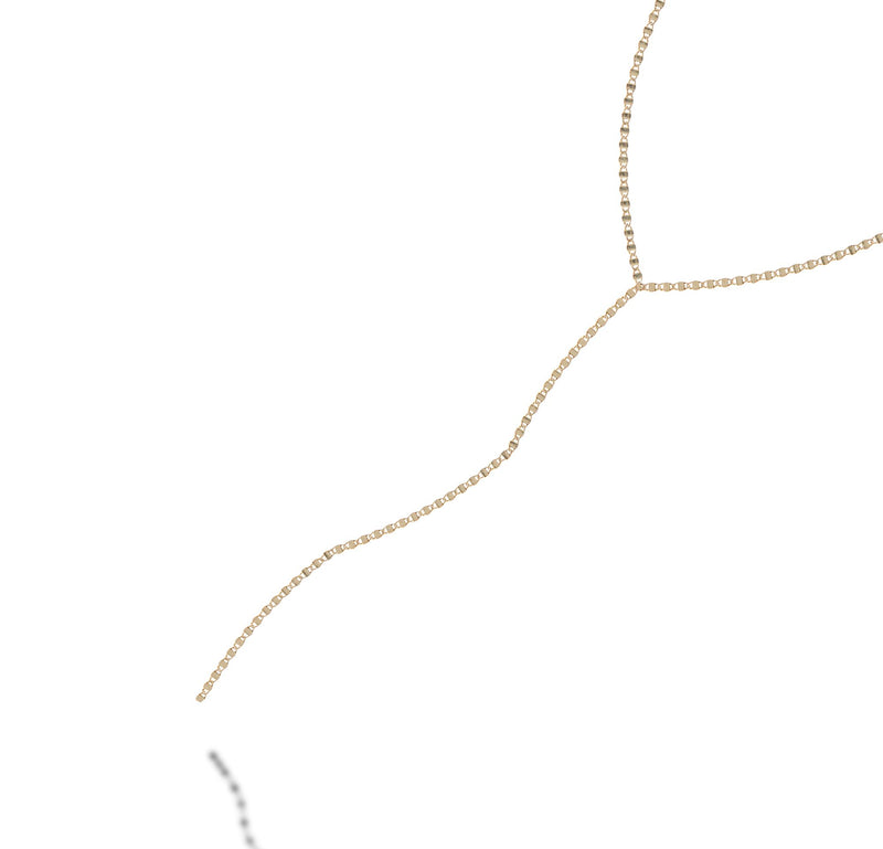 DISC LARIAT NECKLACE