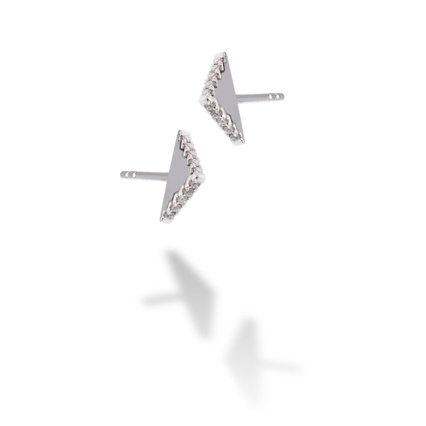 SHIELD STUDS WHITE